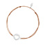 Freundschaftsarmband Heart, 14 Karat Weigold
