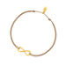 Freundschaftsarmband INFINITY, 14 Karat Gelbgold
