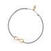 Freundschaftsarmband INFINITY, 14 Karat Rosegold