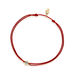 Freundschaftsarmband MY FIRST DIAMOND, 14 Karat Gelbgold, Rot