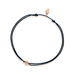 Freundschaftsarmband MY FIRST DIAMOND, 14 Karat Rosegold, Navy