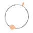 Freundschaftsarmband Plate, 14 Karat Rosegold