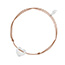 Fubndchen Herz, Silber, Beige