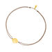 Fu�b�ndchen SHELL, 18 K Gelbgold vergoldet