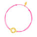 Fubndchen STAR, 14 K Gelbgold, Neonpink