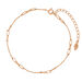 Fukette CUBE II, 18 Karat Rosegold vergoldet