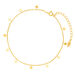 Fukette Clover, 18 Karat Gelbgold vergoldet