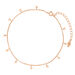 Fukette Small Platelets, 18 Karat Rosegold vergoldet
