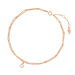 Fukette Two Chains, 18 K Rosegold vergoldet