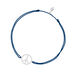 Gl�cksarmband PEACE, 925 Sterlingsilber, Navy