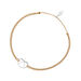 Glcksbndchen Brezn, 925 Sterlingsilber, Beige