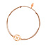 Glcksbndchen Clover, 14 K Rosegold, Beige