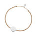 Glcksbndchen Disc STAR, Silber, Beige