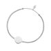 Glcksbndchen For Kids Disc STAR, 925 Sterlingsilber, grau, Kids