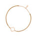 Glcksbndchen GENTLE CLOVER, 14 K Rosegold, Beige