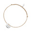 Glcksbndchen Mummy, 925 Sterlingsilber, Beige