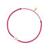 Glcksbndchen Pure, 18 K Gelbgold vergoldet, Fuchsia