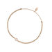 Glcksbndchen Pure, 18 K Rosegold vergoldet, Beige