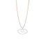 Glckshalskettchen Evil Eye, 925 Sterlingsilber, Beige
