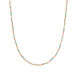 Halskette Amazonit, 18 Karat Rosegold vergoldet