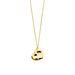 Halskette BIG HEART, 18 K Gelbgold vergoldet