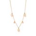 Halskette Brezn Charm, 18 Karat Rosegold vergoldet