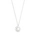 Halskette CUBE FLOWER, Zirkonia, 925 Sterlingsilber, rhodiniert