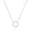 Halskette Circle mit Diamanten, 18 Karat Weigold