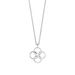 Halskette Clover Charm, 925 Sterlingsilber