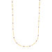 Halskette Flying Gems, Amethyst, 90cm, 18 K Gelbgold vergoldet