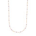 Halskette Flying Gems, Amethyst, 90cm, 18 K Rosegold vergoldet