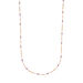 Halskette Flying Gems, Amethyst, 90cm, 18 K Rosegold vergoldet