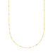 Halskette Flying Gems, Labradorit, 90cm, 18 K Gelbgold vergoldet