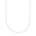Halskette Flying Gems, Labradorit, 90cm, 18 K Rosegold vergoldet