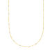 Halskette Flying Gems, Labradorit, 90cm, 18 Karat Gelbgold vergoldet