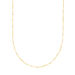 Halskette Flying Gems, Perle, 90cm, 18 K Gelbgold vergoldet