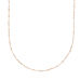 Halskette Flying Pearls, 18 Karat Rosegold vergoldet