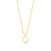 Halskette GENTLE CLOVER, 14 K Gelbgold