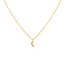 Halskette Halbmond, 18 Karat Gelbgold