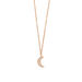 Halskette Halbmond, 18 Karat Rosegold