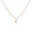 Halskette Halbmond, 18 Karat Rosegold