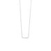 Halskette Horizontal Bar, Diamant, 14 Karat Weigold