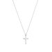Halskette Kreuz, 14 K Weigold
