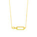 Halskette NEON TWIST, 18 Karat Gelbgold, Grn