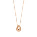Halskette One Drop, 18 Karat Rosegold vergoldet