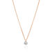 Halskette PURE Diamant, 18 Karat Rosegold