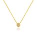 Halskette Pav mit Diamanten, 18 K Gelbgold