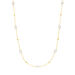 Halskette Perlen Basic, 18 K Gelbgold vergoldet