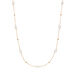 Halskette Perlen Basic, 18 Karat Rosegold vergoldet