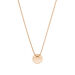Halskette Plate, 14 Karat Rosegold